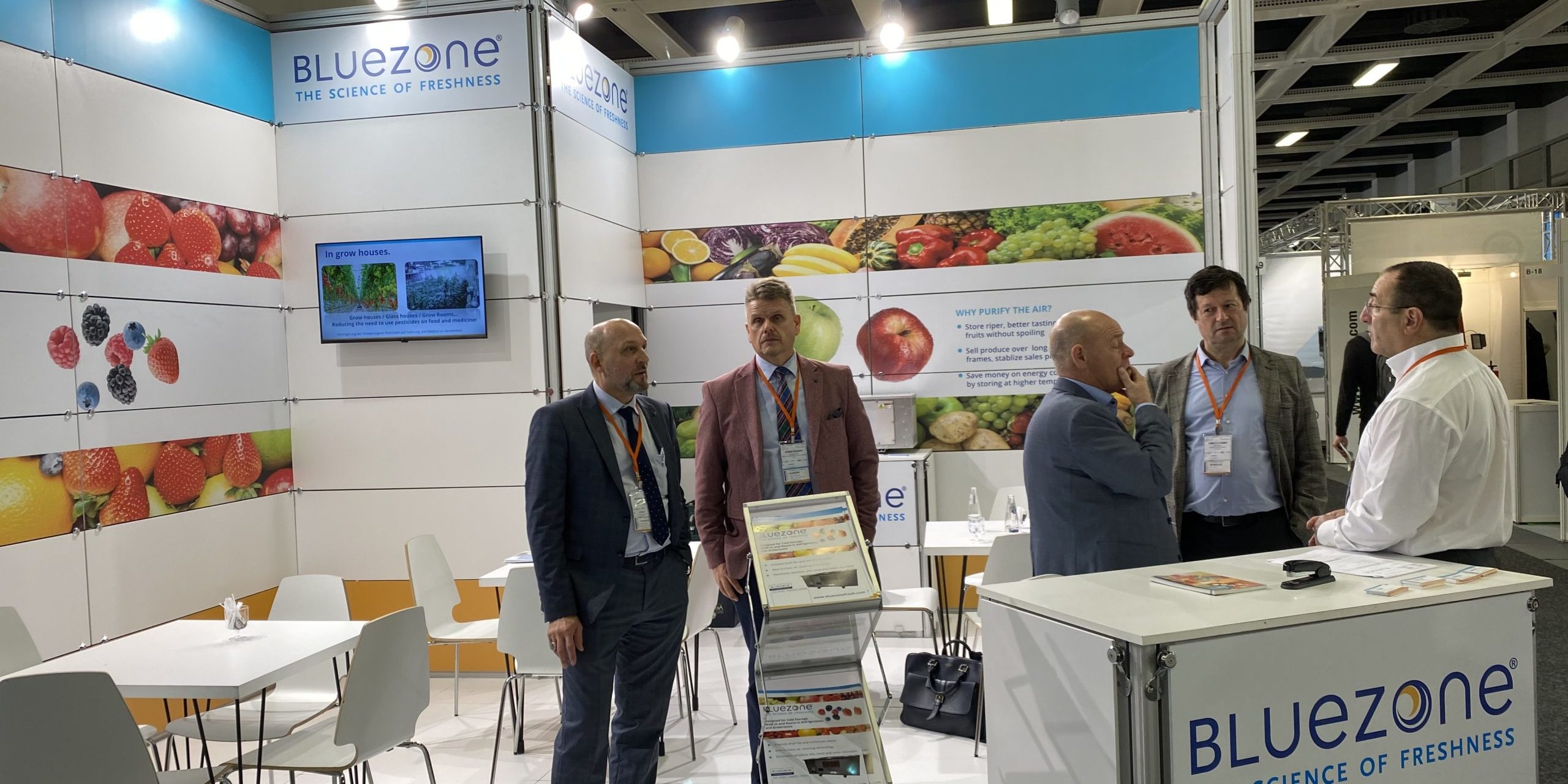 Bluezone Products, Inc. exhibits at productive Fruit Logistica conference
